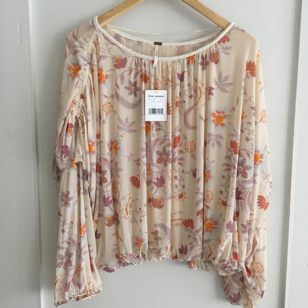 Free People Floral Top